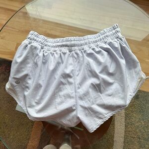 Periwinkle lululemon hotty hot shorts 2.5”